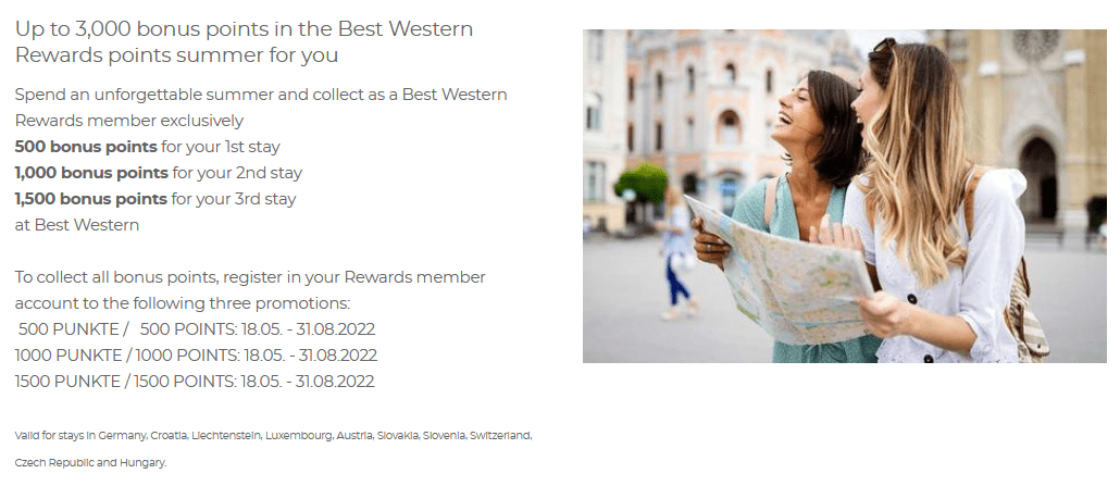 Best Western Bonus Points