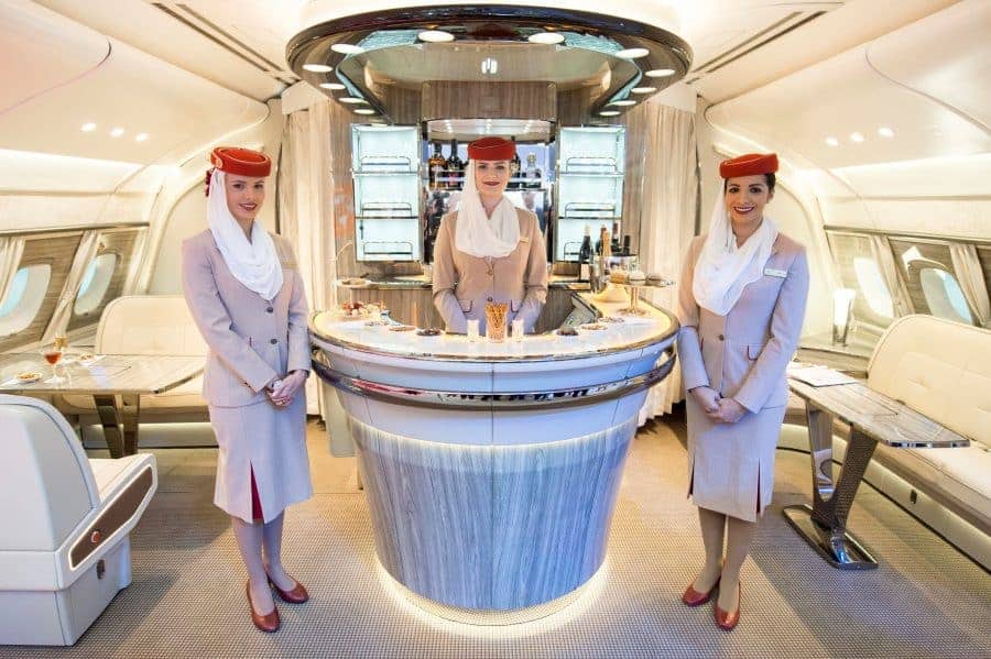 Emirates A380 Bar 2017