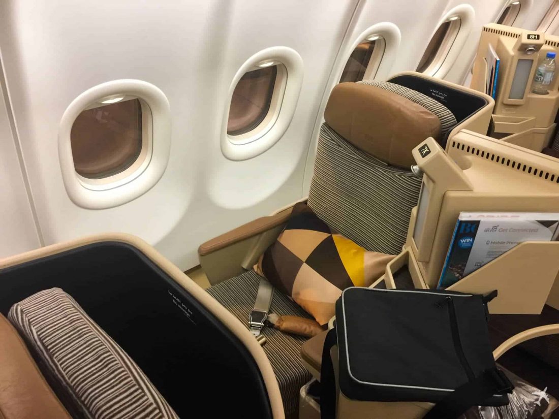 Etihad Airways Business Class Boeing 777 Seat