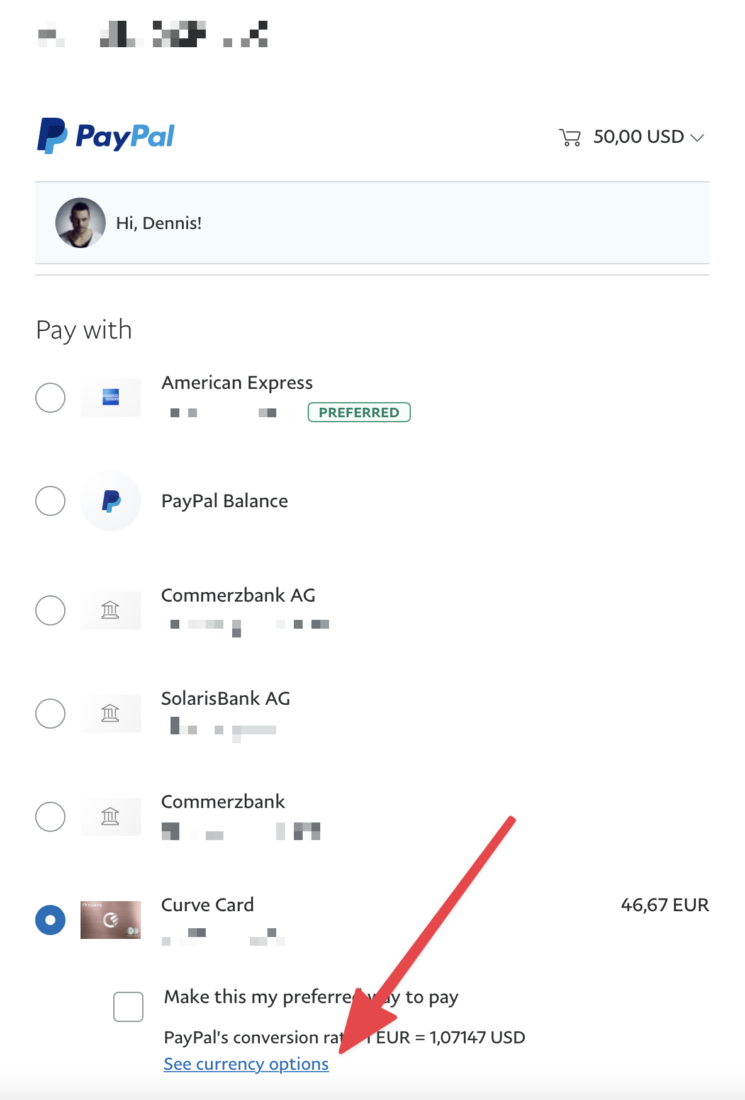 PayPal Currency Conversion Step 1 1