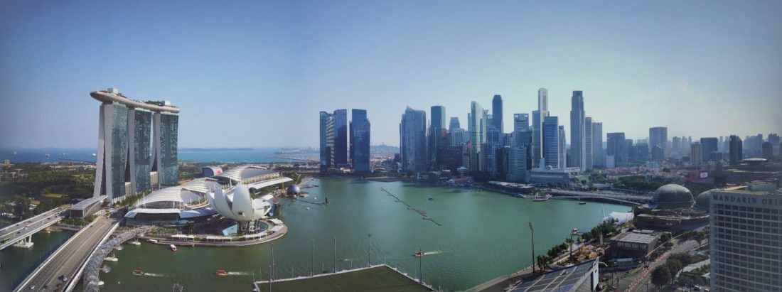 Singapore View From Ritz Carlton