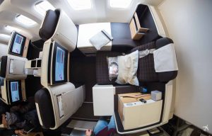 Swiss Boeing 777 Business Class Privacy Seat