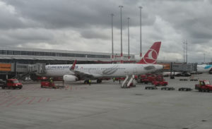 Turkish Airlines am Gate