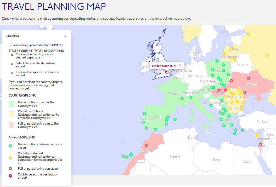 W6 Travel Planning Map