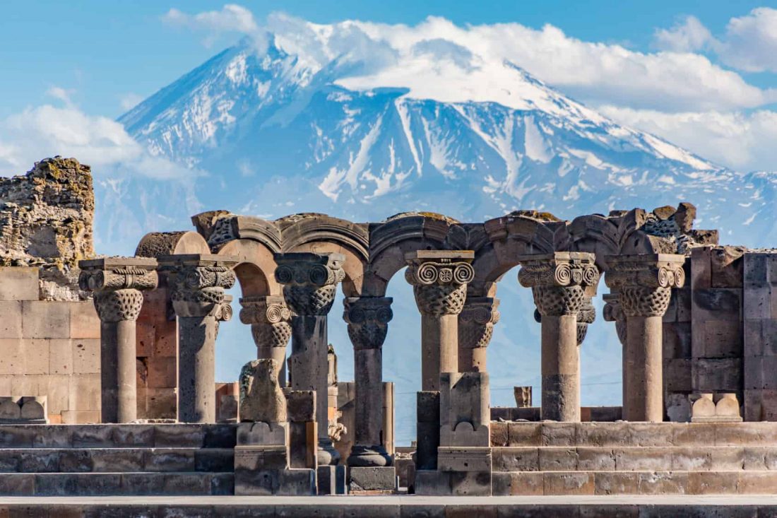 Zvartnos Temple Yerevan Armenia