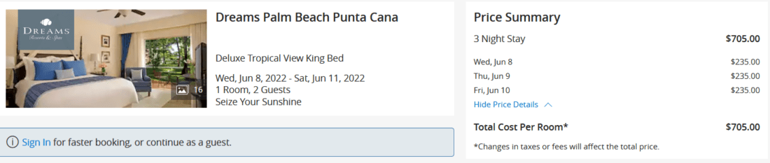 hyatt dreams punta cana palm beach
