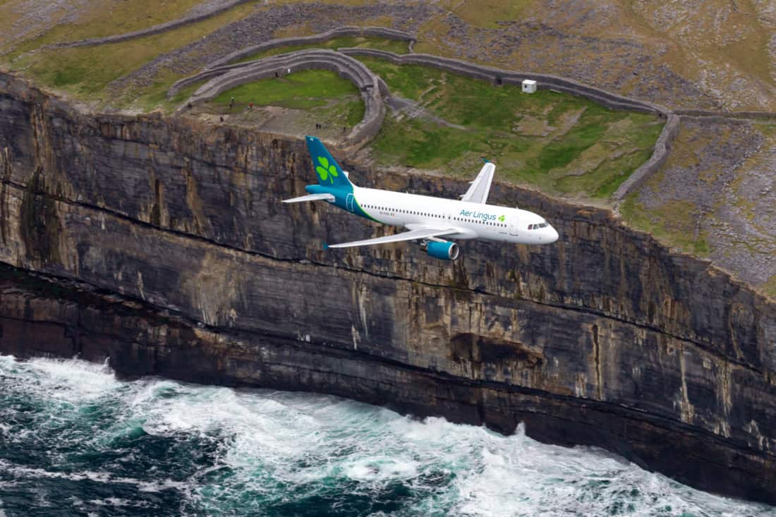 Aer Lingus A320 irische Kueste