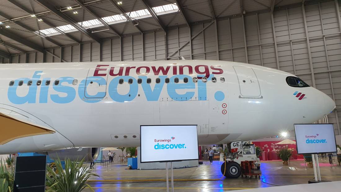 Eurowings Discover Flugzeug