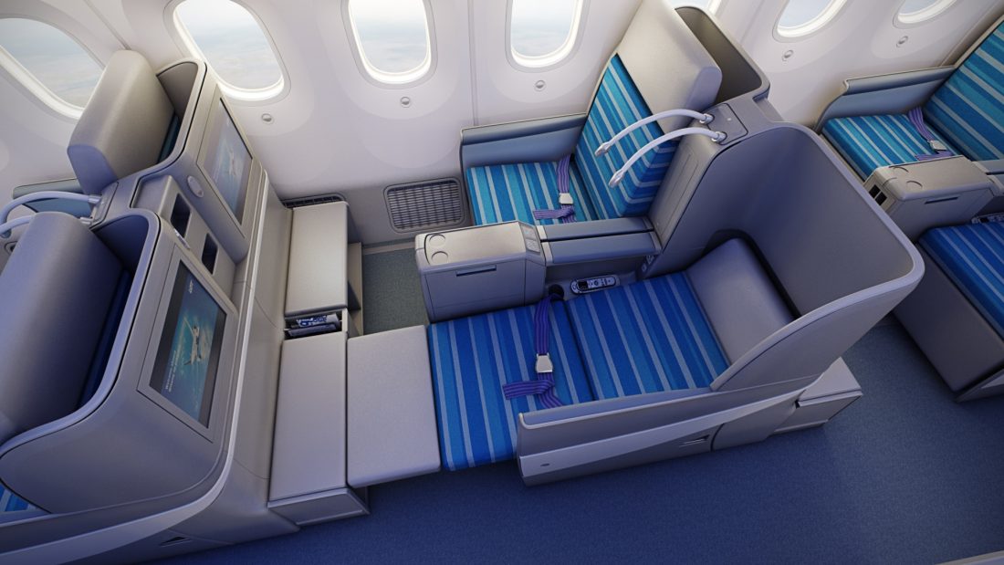 LOT Business Class Boeing 787 Dreamliner
