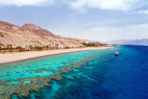 Kueste Eilat Israel Rotes Meer