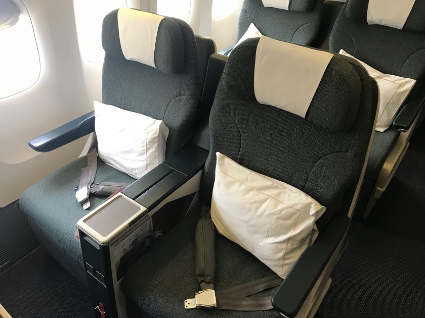 Cathay Pacific Business Class Review Seat