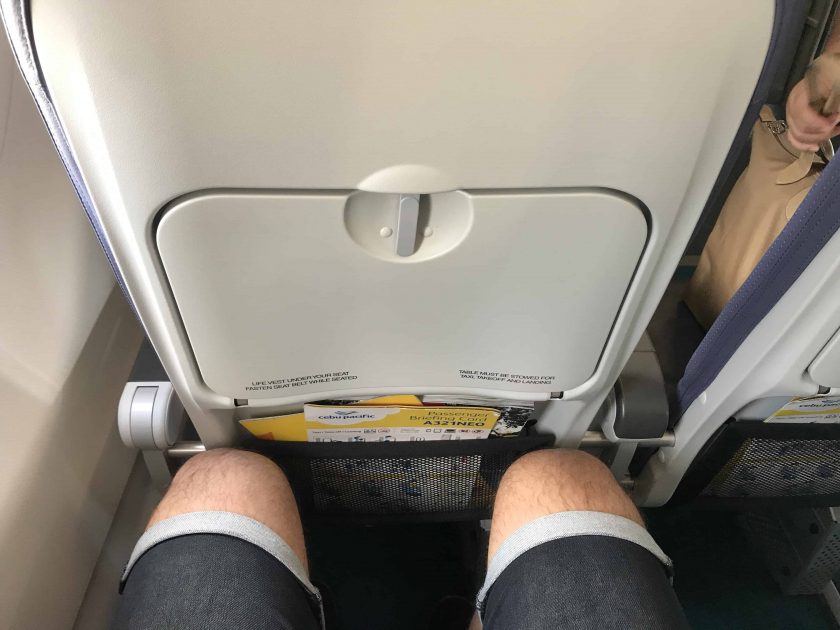 Cebu Pacific Review Seat Space