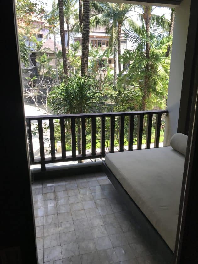 Conrad Bali Review Suite Balcony 2