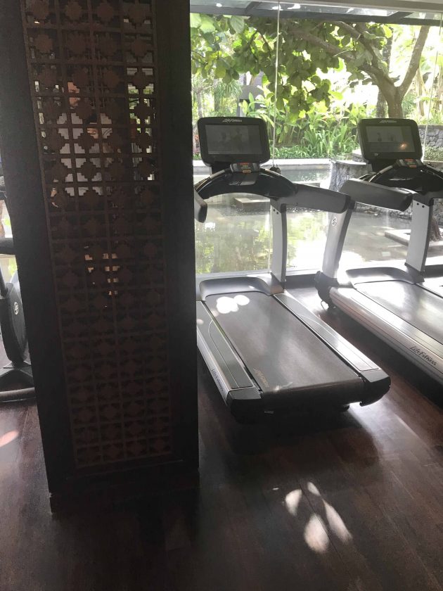 Conrad Bali Review Suite Gym 4