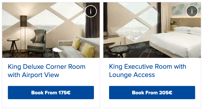 Hilton Room below Executive English