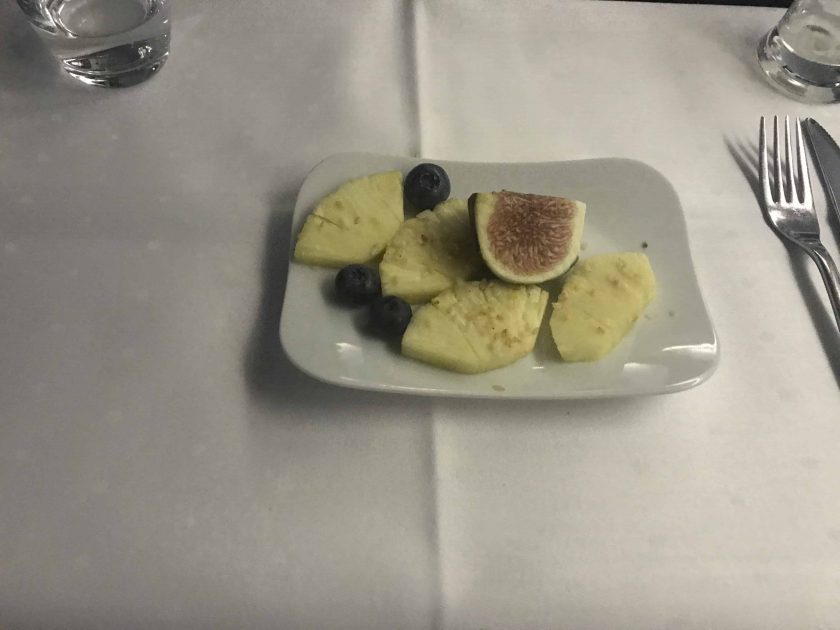Lufthansa Business Class Food Dessert