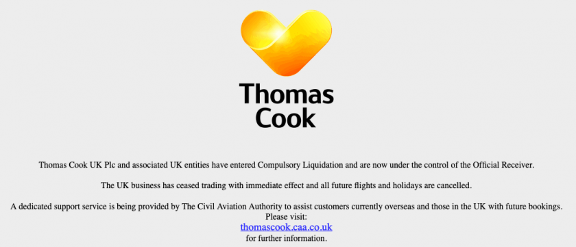 Thomas Cook Insolvency