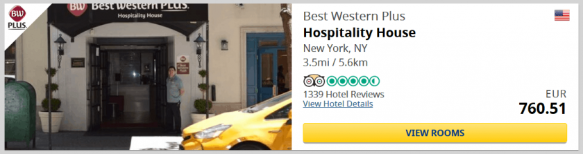 best western new york expensive