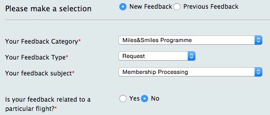 Miles&Smiles Contact Form